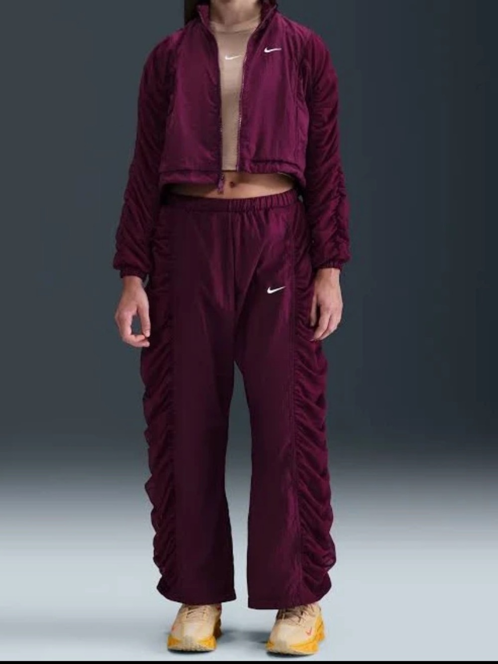 Nike Kids Ruffle Track Pants - Picture 2 of 7